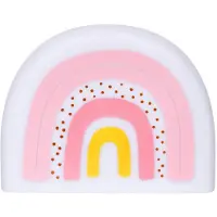 A Little Lovely Company Nattlampa - 21 cm - Rainbow - Vit/Rosa - - One Size - Nattlampa