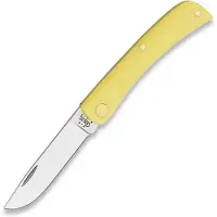 Case Knives Case Sod Buster Jr. Yellow Synthetic, 00032, 3137 CV pocket knife