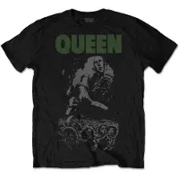Ginza.se Queen: Unisex T-Shirt/News of the World 40th Full Cover (Black) (X-Large)