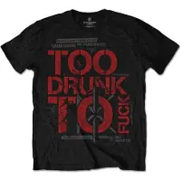 Ginza.se Dead Kennedys: Unisex T-Shirt/Too Drunk (Black) (Small)