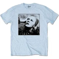 Ginza.se David Bowie: Unisex T-Shirt/Hunky Dory Mono (Light Blue) (Small)