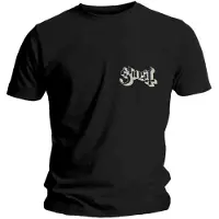 Ginza.se Ghost: Unisex T-Shirt/Pocket Logo (Black) (Small)