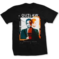 Ginza.se Johnny Cash: Unisex T-Shirt/Outlaw Photo (Black) (Small)