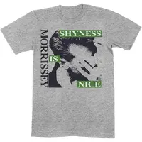 Ginza.se Morrissey: Unisex T-Shirt/Shyness Is Nice (Grey) (XX-Large)