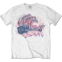 Ginza.se Creedence Clearwater Revival: Unisex T-Shirt/Guitar & Flag (White) (XX-Large)