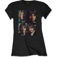 Ginza.se The Beatles: Ladies T-Shirt/White Album Faces (Black) (Back Print) (XX-Large)
