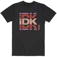 Ginza.se iDKHow: Unisex T-Shirt/Branded Logo (Black) (XX-Large)