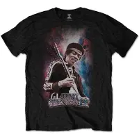Ginza.se Jimi Hendrix: Unisex T-Shirt/Galaxy 2 (Black) (Medium)