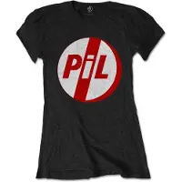 Ginza.se PIL (Public Image Ltd): Ladies T-Shirt/Logo (Black) (Large)