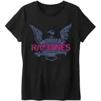 Ginza.se Ramones: Unisex T-Shirt/Purple Eagle (Black) (Small)