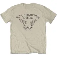 Ginza.se Paul McCartney: Unisex T-Shirt/Wings Logo (Natural) (XX-Large)