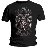 Ginza.se Five Finger Death Punch: Unisex T-Shirt/Biker Badge (Black) (XX-Large)