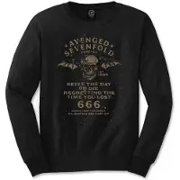 Ginza.se Avenged Sevenfold: Unisex Long Sleeve T-Shirt/Seize the Day (Black) (X-Large)