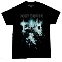 Ginza.se Disturbed: Unisex T-Shirt/Apocalypse Date back (Black) (Back Print & Ex-Tour) (Medium)