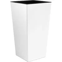 Prosperplast URBI SQUARE 170mm vit blomkruka - DURS170-S449