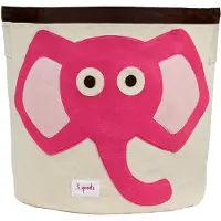 3 Sprouts Förvaringskorg - 44,5x43 - Elefant - - One Size - Korg