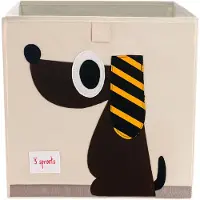 3 Sprouts Förvaringslåda - 33x33x33 - Hund - - One Size - Låda