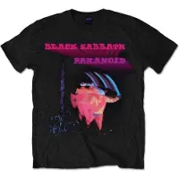 Ginza.se Black Sabbath: Unisex T-Shirt/Paranoid Motion Trails (Black) (Large)