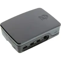 Raspberry Pi SC0230 SBC-hölje Lämplig för: 4 B Svart