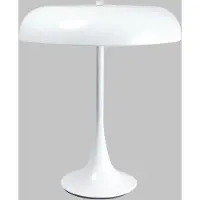 Aluminor Bordslampa Madison, Vitt / opal, Vardagsrum / matsal, Aluminium / grå / zink, Modern, Bordslampa