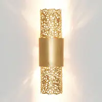 Holländer Vägglampa Palazzo, dimbar, Mässing / guld, Vardagsrum / matsal, Metall, Modern, Vägglampa, vägglampa inomhus