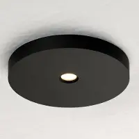 BOPP LED taklampa Close, dimbar, Svart, Vardagsrum / matsal, Aluminium / grå / zink, Modern, LED-taklampa