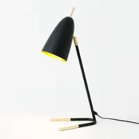 Holländer Bordslampa Obelisco, Svart, Vardagsrum / matsal, Metall, Modern, Bordslampa