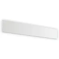 Ideal Lux LED vägglampa Zig Zag, Vitt / opal, Hall, Aluminium / grå / zink, Modern, LED-vägglampa, vägglampa inomhus
