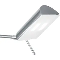 HELL LED skrivbordslampa Graz, dimbar, Aluminium / grå / zink, Arbetsrum / kontor, Metall, LED-bordslampa