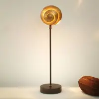 Holländer Bordslampa SCHNECKE, Mässing / guld, Vardagsrum / matsal, Metall, Modern, Bordslampa
