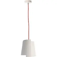 Deko-light Twister II 342145 Pendellampa LED, Halogen E27 40 W Vit