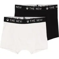 The New Boxershorts - 2-pack - Noos - Svart/Vit - - 15-16 år (170-176) - Boxershorts