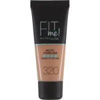Maybelline Fit Me Matt+Poreless Flytande foundation 30 ml Nr. 320 - Natural Tan