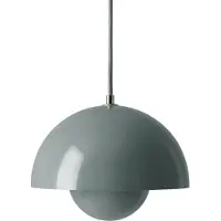 &tradition Taklampa &Tradition, Flowerpot VP1, dimbara, Grå, Vardagsrum, Metall, Design