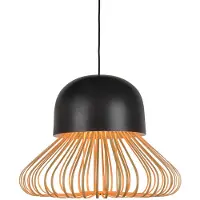 Forestier Taklampa , Anemos, dimbara, Svart, Vardagsrum, Bambu, Design