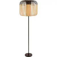 Forestier Golvlampa , Bamboo Light, Svart, Vardagsrum, Bambu, Design