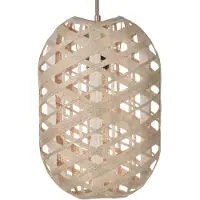 Forestier Taklampa , Capsule S, dimbara, Beige, Vardagsrum, Bambu, Design