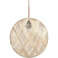 Forestier Design pendellampa Chanpen M, dimbar, Creme / bärnsten, Vardagsrum / matsal, Design, Pendellampa