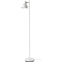 Dyberg Larsen Golvlampa Skagen 1, Vitt / opal, Vardagsrum / matsal, Metall, Skandinavisk, Golvlampa