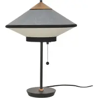 Forestier Bordslampa , Cymbal S, Blå, Vardagsrum, Tyg / textil, Design