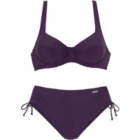 LASCANA Bikini mörklila