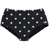 LASCANA Bikiniunderdel svart / vit