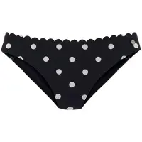 LASCANA Bikiniunderdel 'Jada' svart / vit