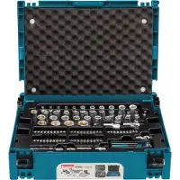 Makita - Verktygskit - 120 delar - i fodral