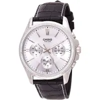 Casio Herrklocka ENTICER GENT Läder
