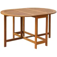 vidaXL Trädgårdsbord 130x90x72 cm Massivt akaciaträ