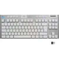 Logitech G915 TKL -spel tangentbord, Tactile brytare, vit