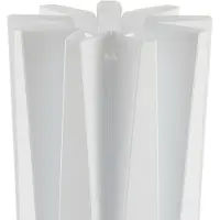 Slamp Golvlampa , Bach, dimbara, Vit, Vardagsrum, Plast, Design