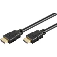 Goobay HDMI Anslutningskabel HDMI-A-kontakt, HDMI-A-kontakt 20.00 m Svart 38523 4K UHD, guldpläterad, eARC HDMI-kabel