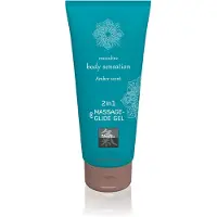 HOT Shiatsu - Shiatsu 2in1 Amber Scent - massageglidmedel - amber (200 ml)